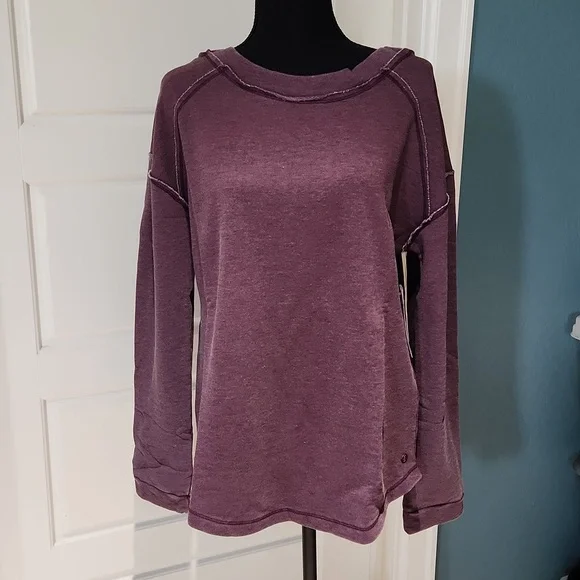 Jag Jeans Purple-Plum Belle Sweatshirt - Picture 3 of 16